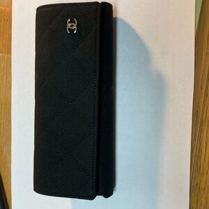 NEW CHANEL Black Eye Glass Case